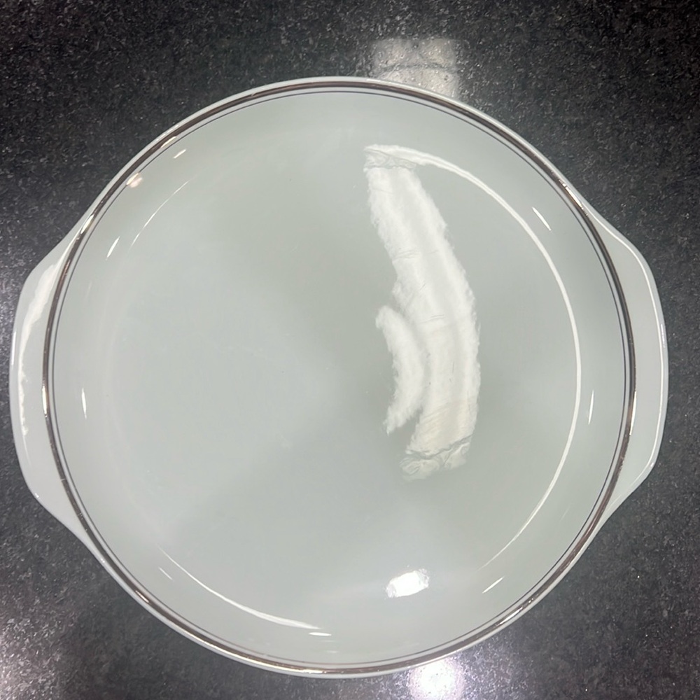 1950S UNIVERSAL BALLERINA MIST MINT GREEN SERVING PLATTER